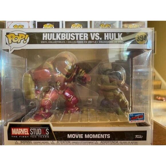 Marvel Hulkbuster vs Hulk #394 (funko Pop) Movie Moments NYCC Exclusive - Picture 1 of 7